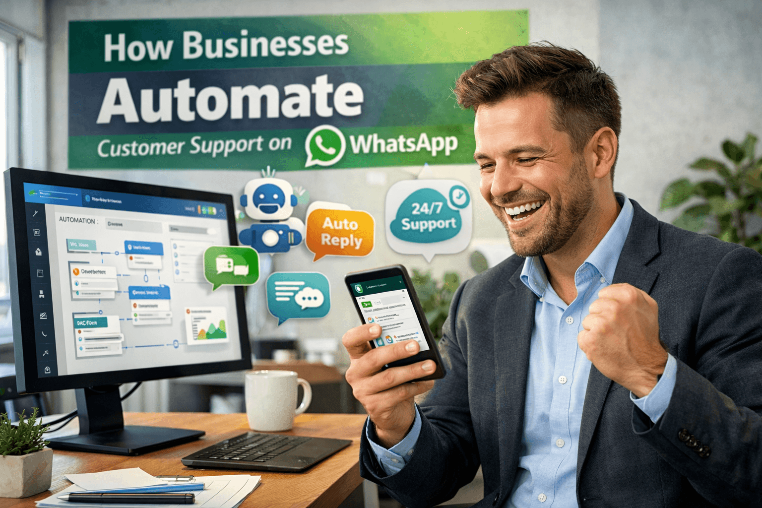 How Businesses Automate Customer Support on WhatsApp How Businesses Automate Customer Support on WhatsApp
