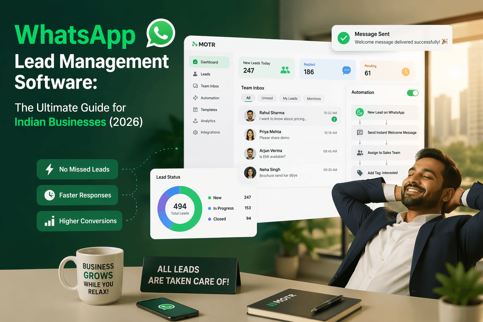 WhatsApp Lead Management Software: The Ultimate Guide for Indian Businesses (2026) WhatsApp Lead Management Software: The Ultimate Guide for Indian Businesses (2026)