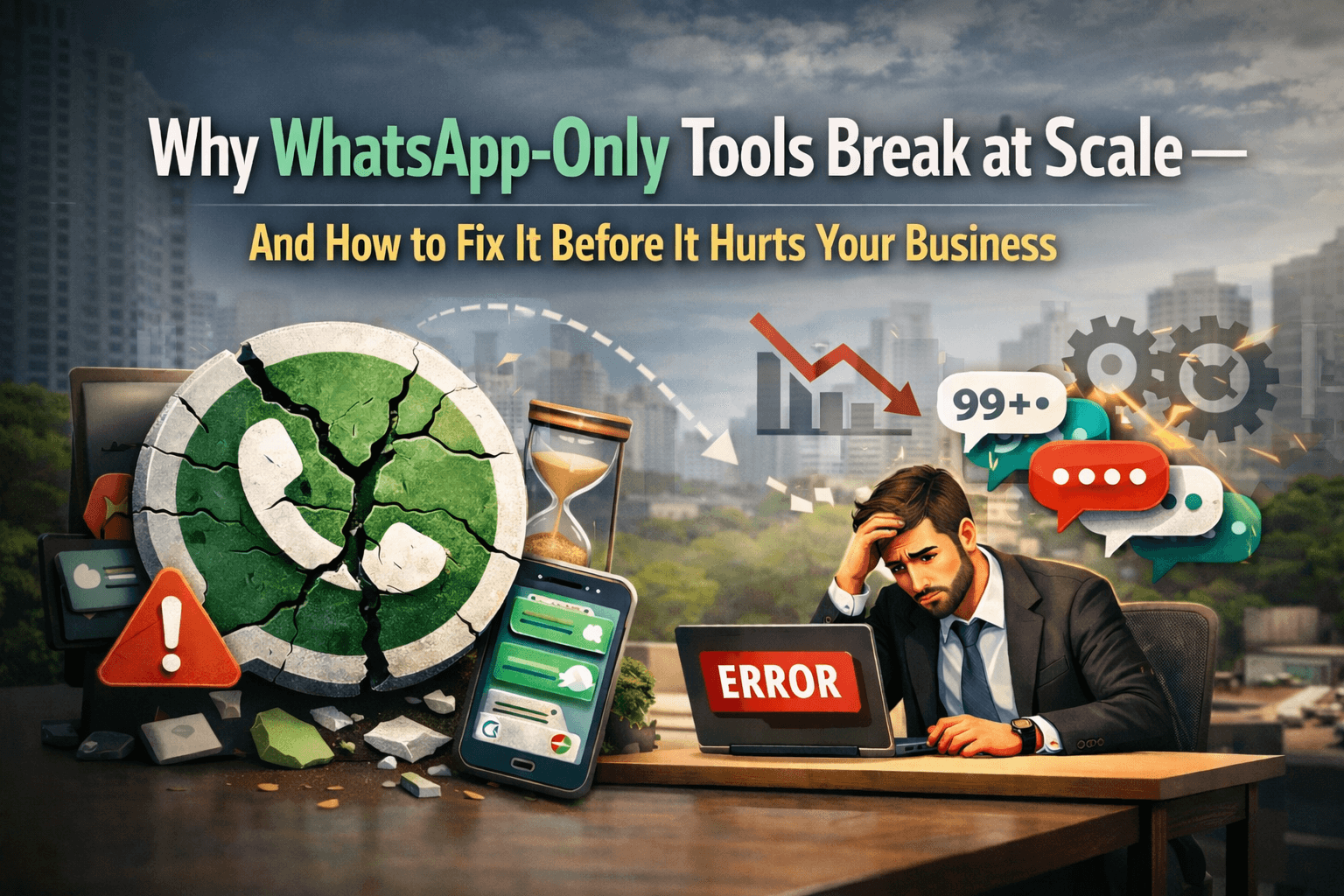 Why WhatsApp-Only Tools Break at Scale — And How to Fix It Before It Hurts Your Business