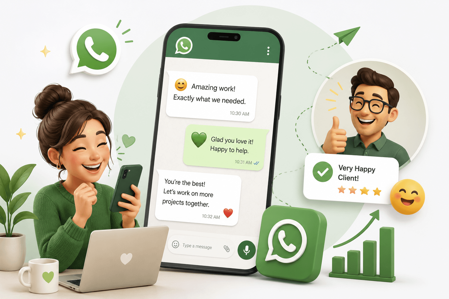 Professional WhatsApp Messages for Clients: Best Practices, Examples, and Business Growth Tips