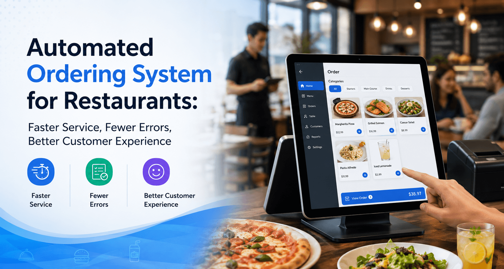 Automated Ordering System for Restaurants: Faster Service, Fewer Errors, Better Customer Experience Automated Ordering System for Restaurants: Faster Service, Fewer Errors, Better Customer Experience