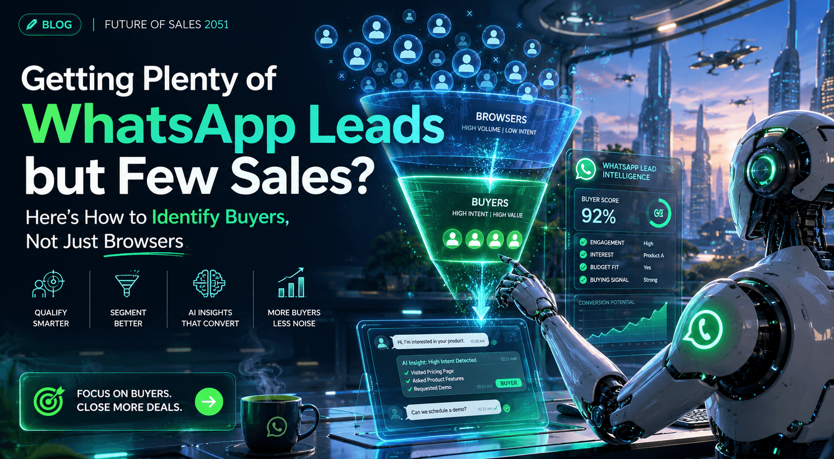Getting Plenty of WhatsApp Leads but Few Sales? Here's How to Identify Buyers, Not Just Browsers