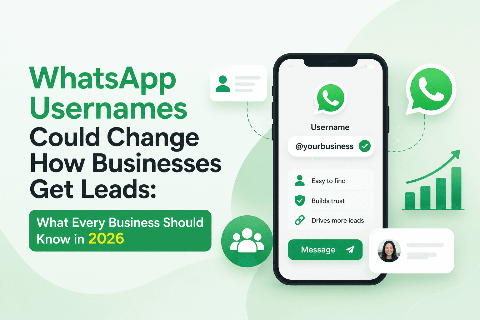 WhatsApp Usernames Could Change How Businesses Get Leads: What Every Business Should Know in 2026 WhatsApp Usernames Could Change How Businesses Get Leads: What Every Business Should Know in 2026