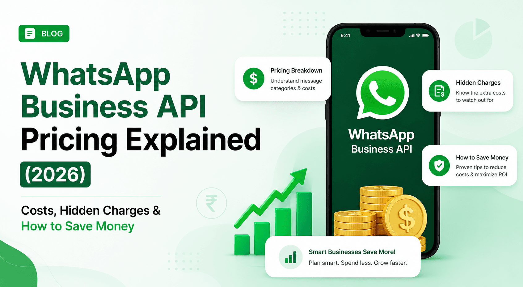 WhatsApp Business API Pricing Explained (2026): Costs, Hidden Charges & How to Save Money