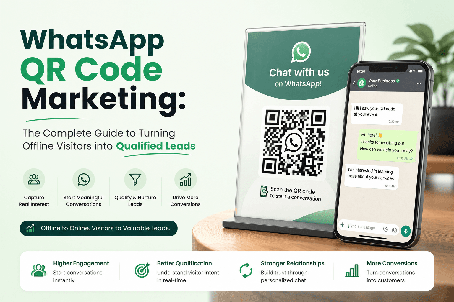 WhatsApp QR Code Marketing: The Complete Guide to Turning Offline Visitors into Qualified Leads