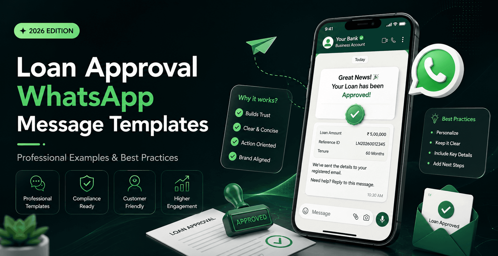 Loan Approval WhatsApp Message Templates (2026): Professional Examples & Best Practices Loan Approval WhatsApp Message Templates (2026): Professional Examples & Best Practices