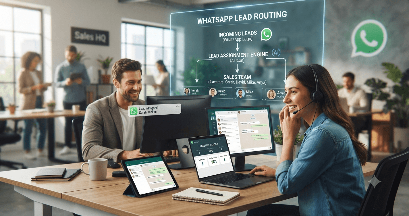 WhatsApp Lead Routing: How to Automatically Assign Leads to the Right Salesperson