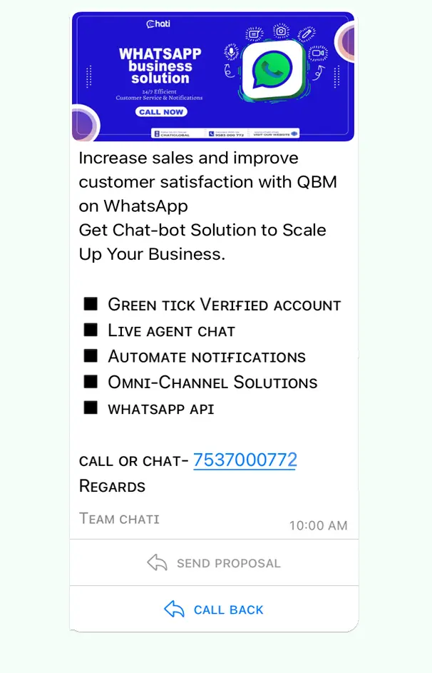 WhatsApp Template Message